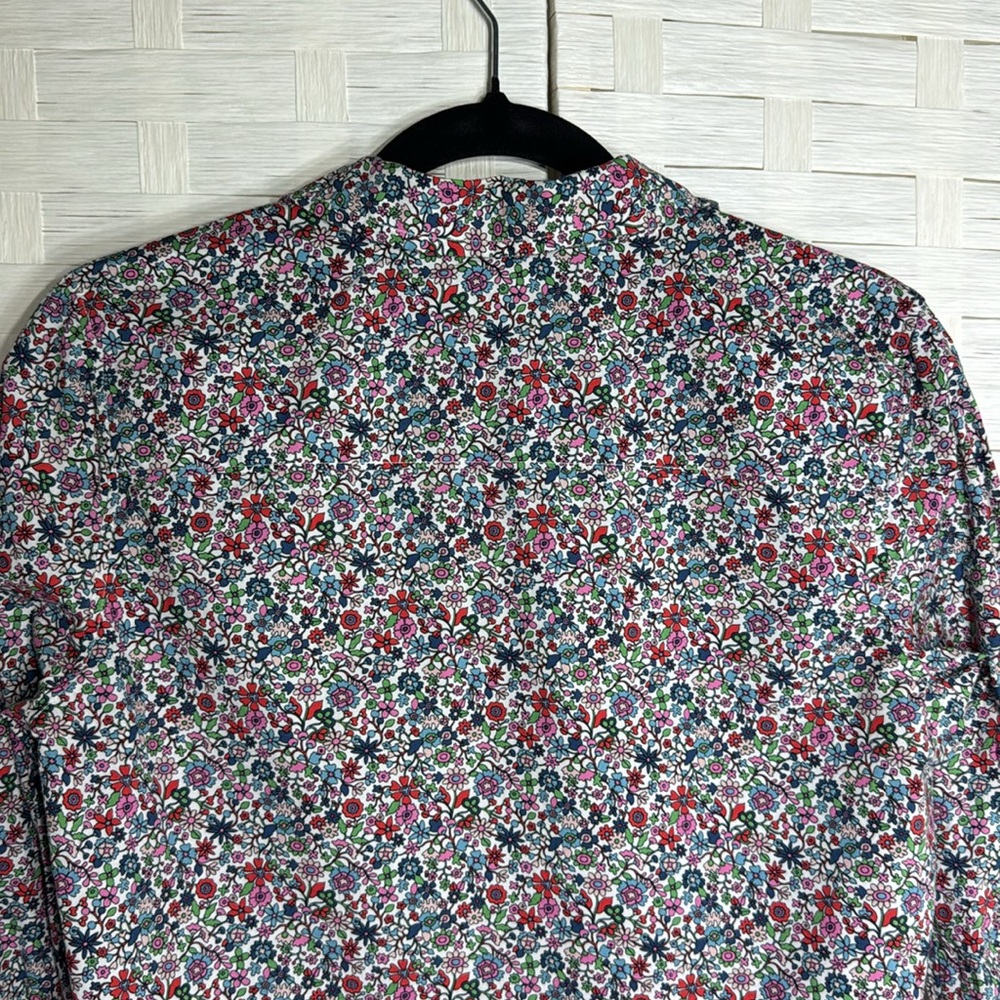 Boden Women’s Ditzy Floral Multicolored Floral Button Down Long Sleeve Size 6R - Picture 6 of 10